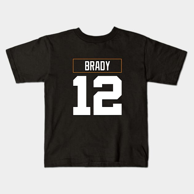 New England Number 12 Kids T-Shirt by Cabello's